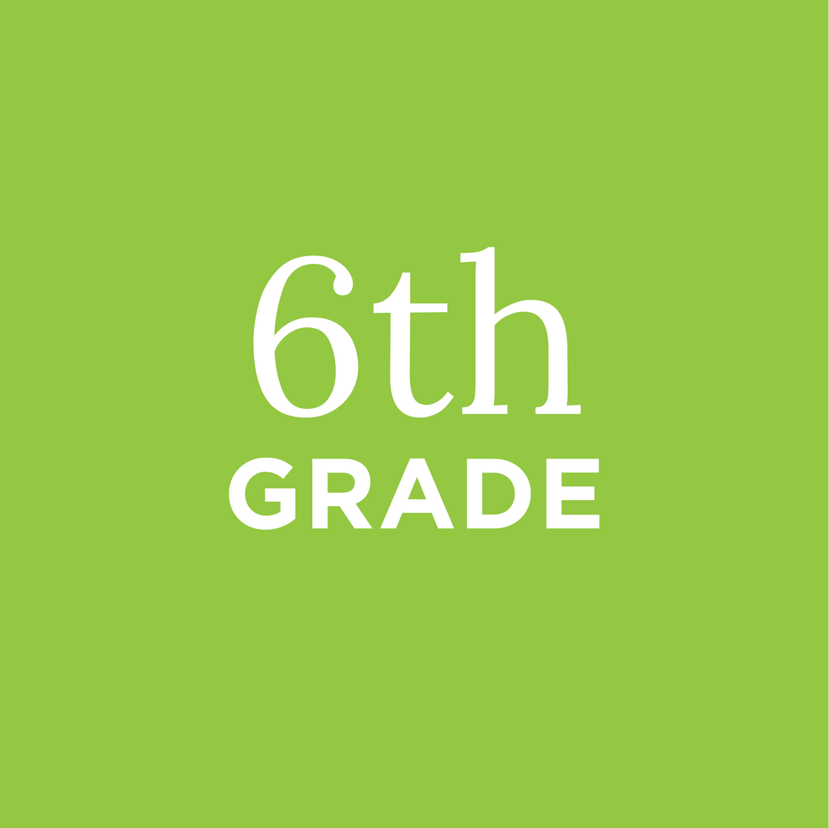 6th Grade